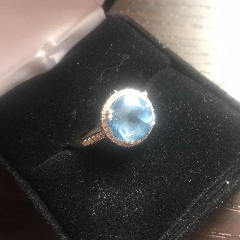 Blue Topaz Ring